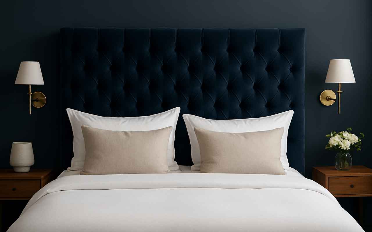 Tête de lit stylée : pièce maîtresse du coin nuit