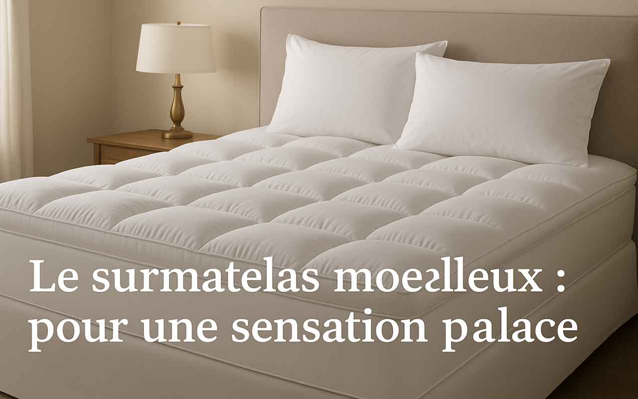 surmatelas moelleux : pour une sensation palace